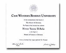 Cane Western Reserve University award for Dr. Nivine Y. El-Refai