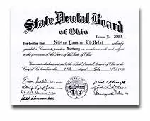 State Dental Board award for Dr. Nivine Y. El-Refai