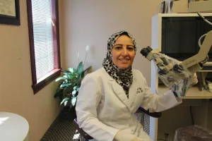 Dr. Nivine Y. El-Refai smiling 