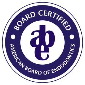 American Board of Endodontics board certified logo